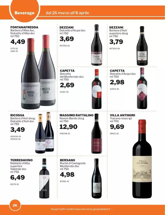 Food&Beverage da 26 marzo a 8 aprile di 2025 - Pagina del volantino 26