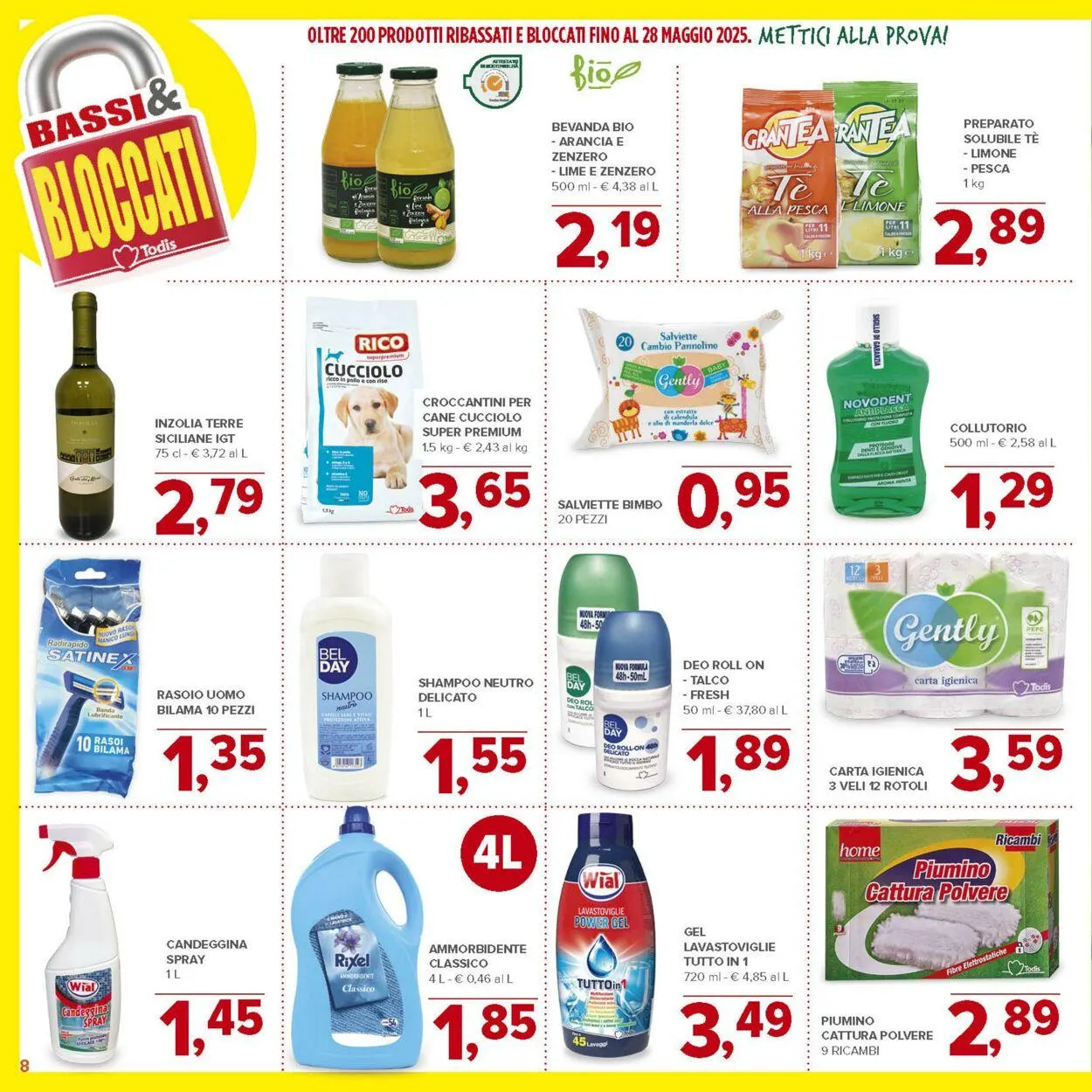 Todis Volantino attuale da 25 giugno a 9 luglio di 2025 - Pagina del volantino 8