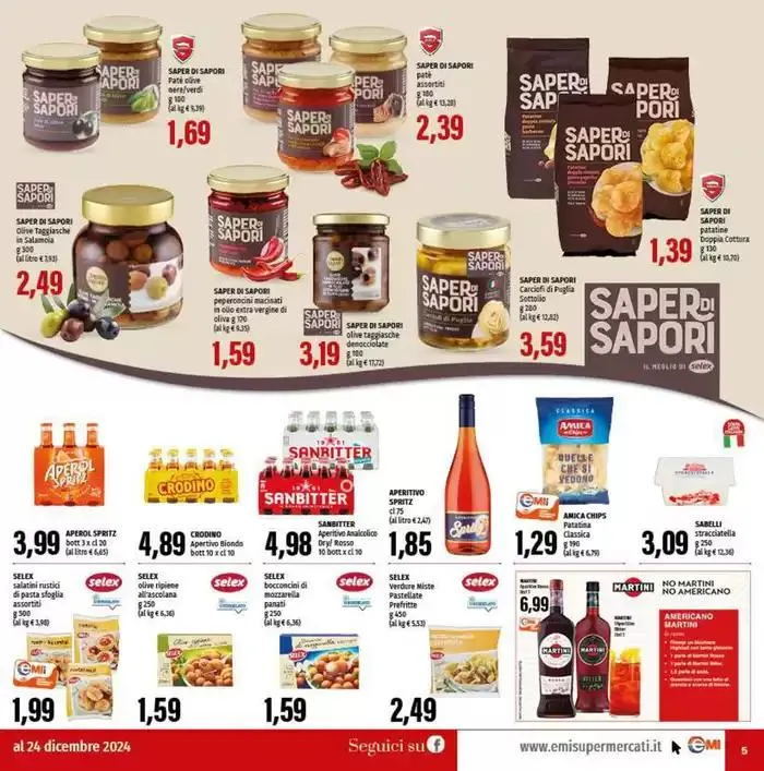 Il gusto delle feste da 20 dicembre a 24 dicembre di 2024 - Pagina del volantino 5