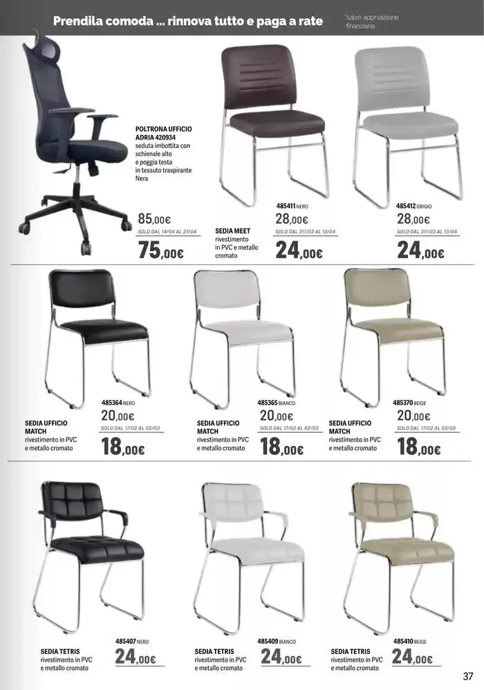 Catalogo 2025 da 11 febbraio a 30 aprile di 2025 - Pagina del volantino 37