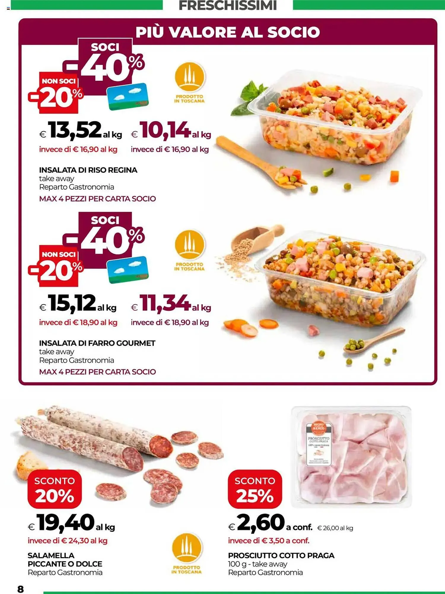 Volantino Unicoop da 3 luglio a 16 luglio di 2025 - Pagina del volantino 8