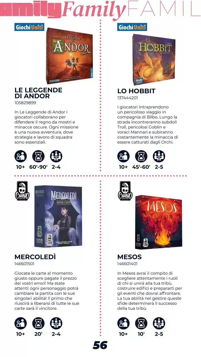 Catalogo Giochi di Società da 1 marzo a 15 marzo di 2025 - Pagina del volantino 56