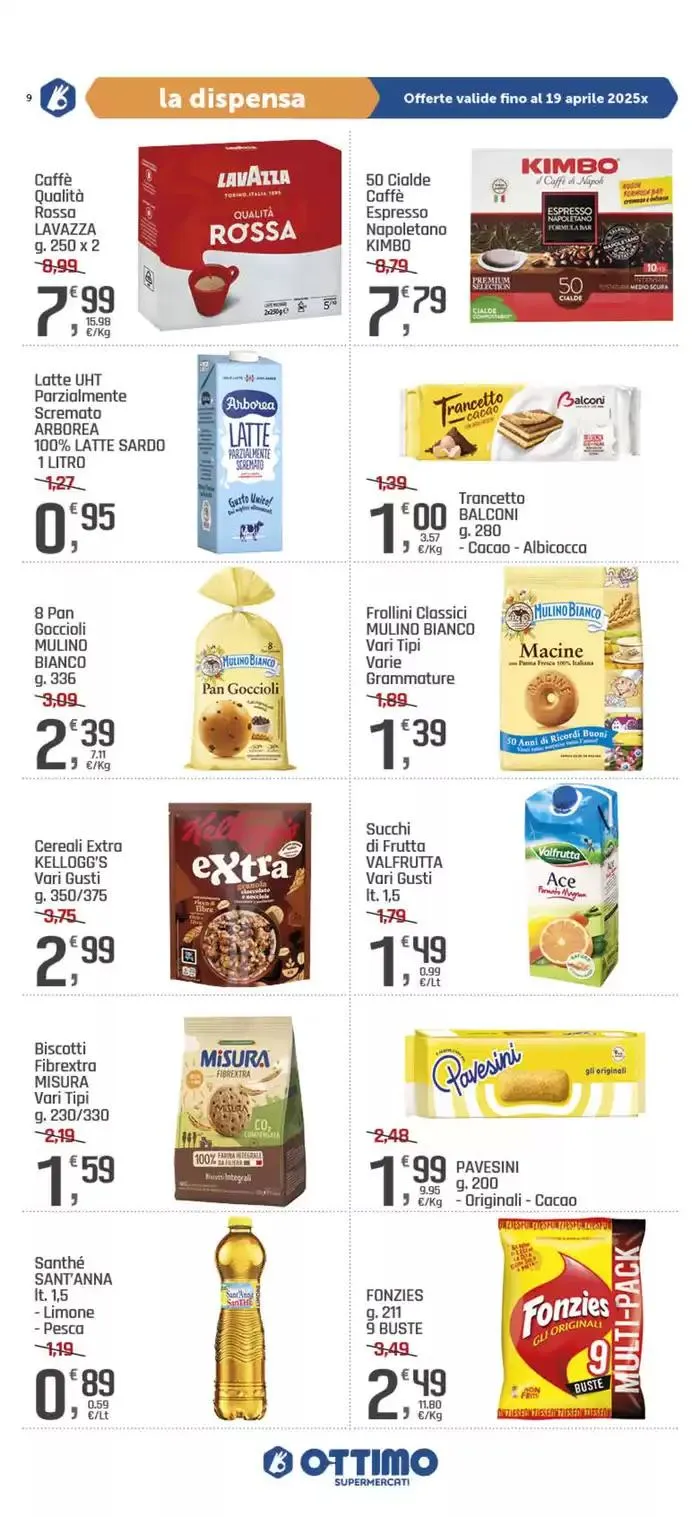 Offerte valide dal 9 al 19 Aprile 2025 da 15 aprile a 19 aprile di 2025 - Pagina del volantino 9