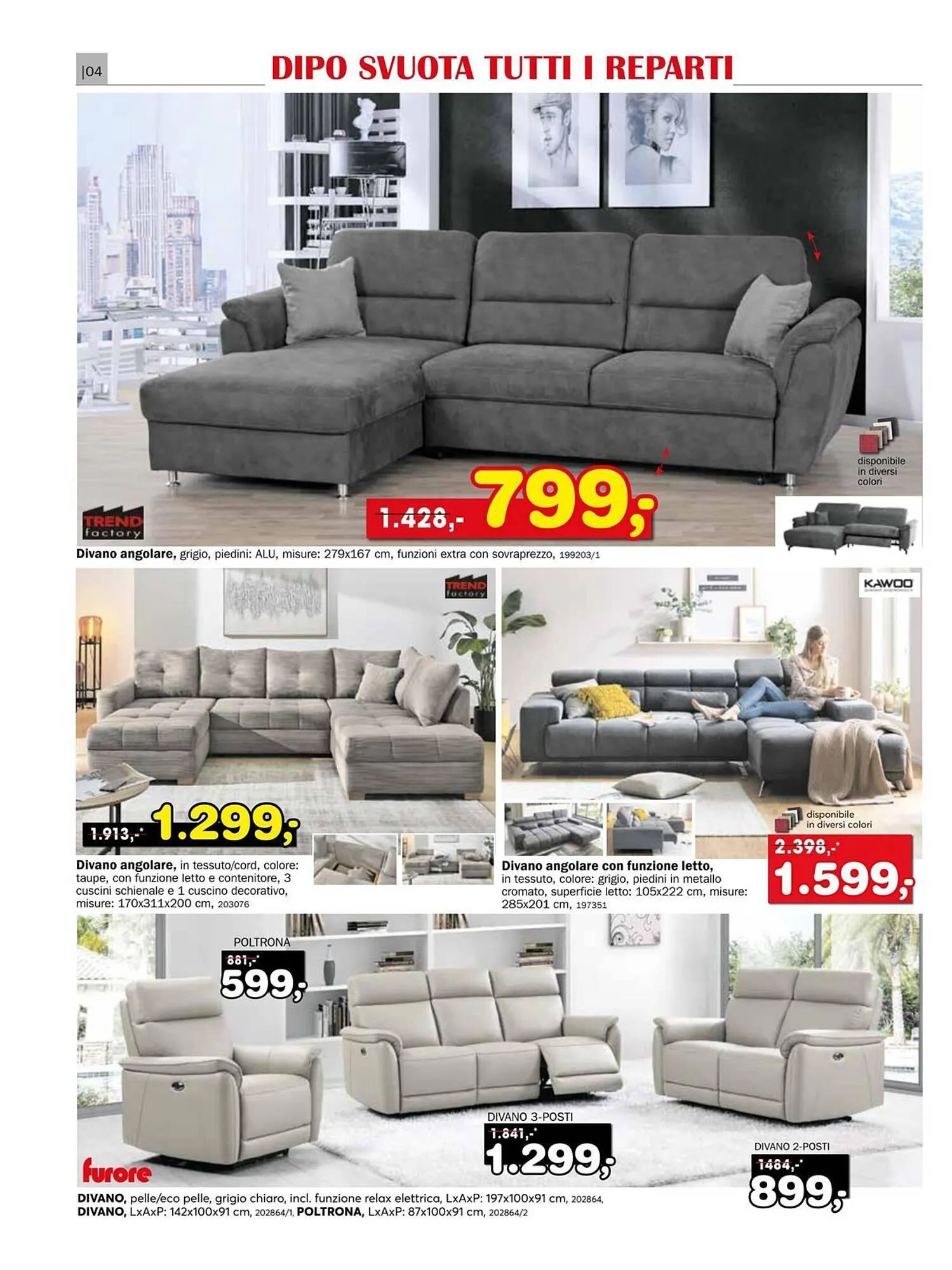 Volantino Dipo Arredamenti da 5 agosto a 17 agosto di 2025 - Pagina del volantino 4