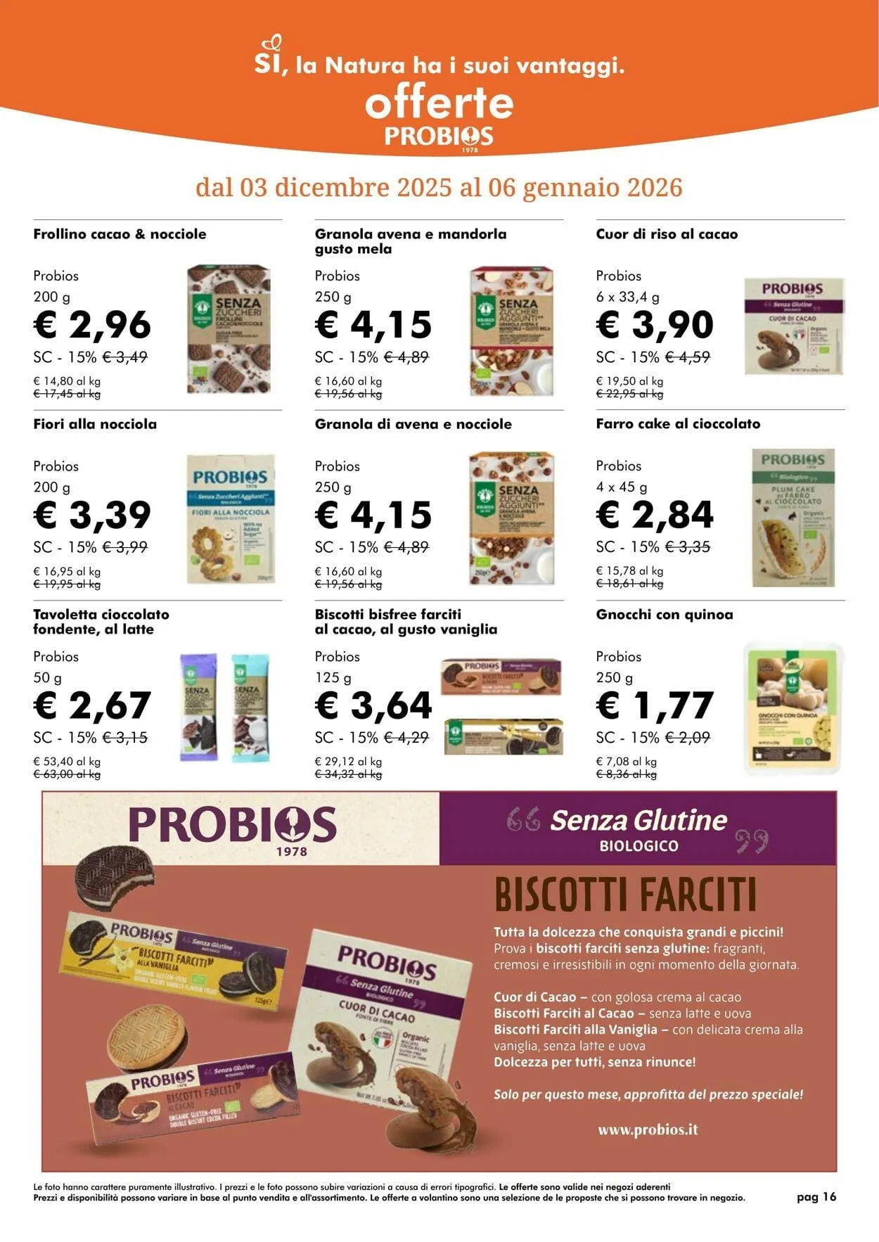 Natura Sì Volantino attuale da 1 dicembre a 1 gennaio di 2026 - Pagina del volantino 16