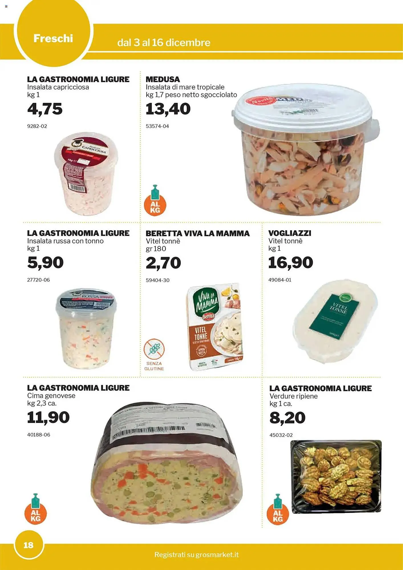 Volantino GrosMarket da 3 dicembre a 16 dicembre di 2025 - Pagina del volantino 18