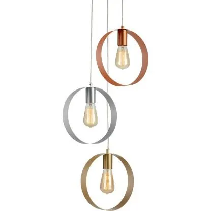 Sospensione 3 Anelli 40 W