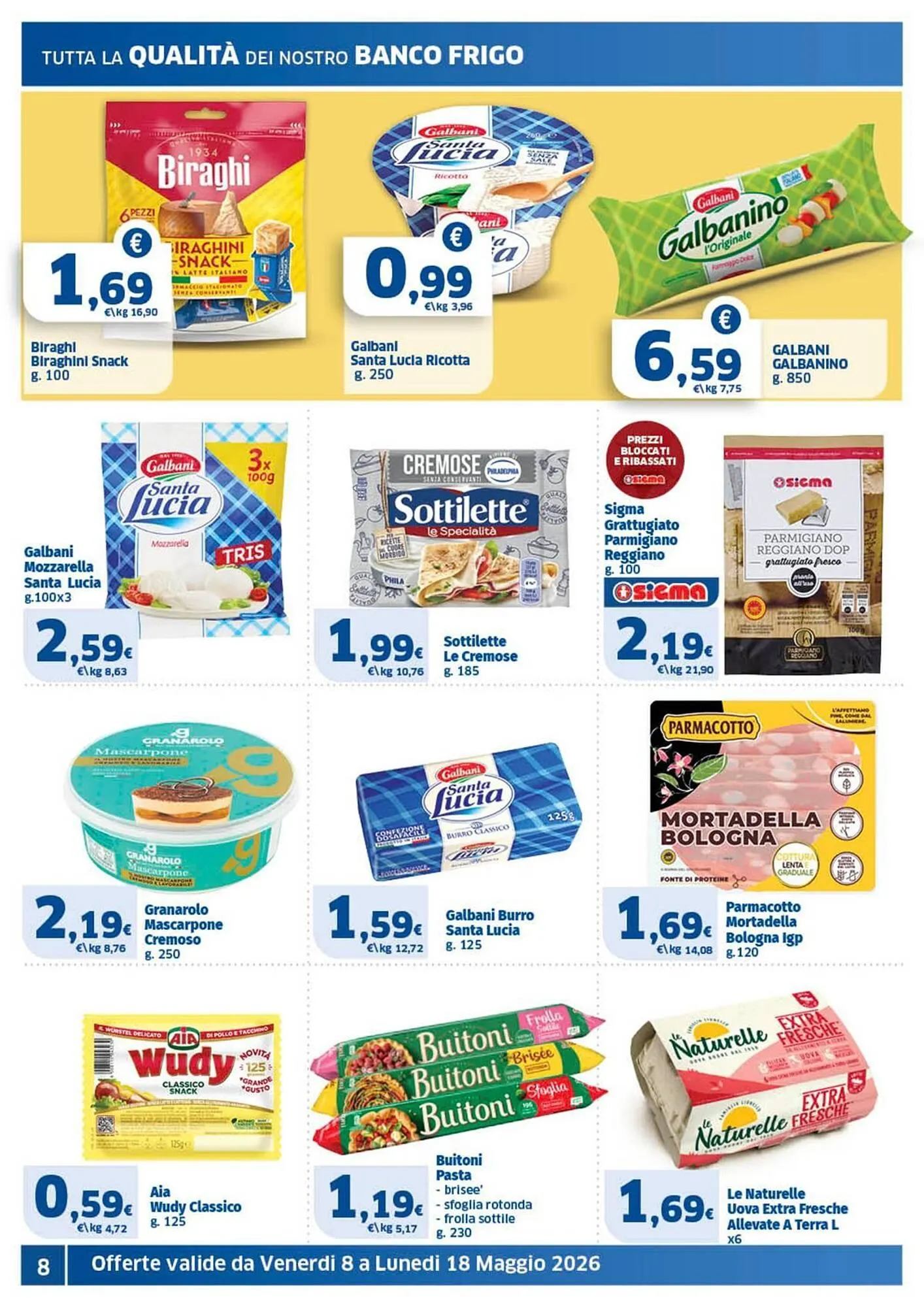 Volantino Ok Sigma da 8 maggio a 18 maggio di 2026 - Pagina del volantino 8