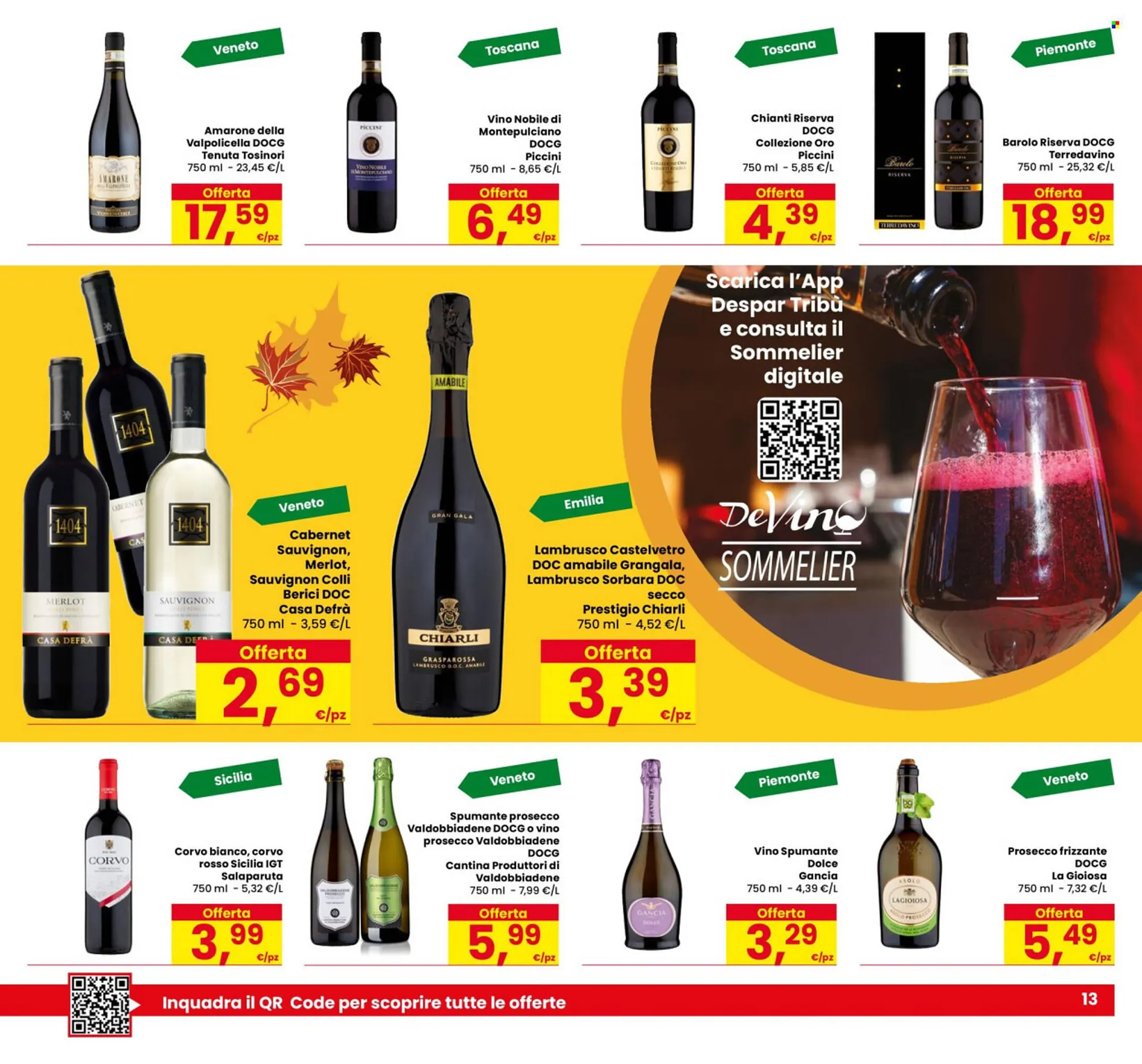 Volantino Eurospar da 16 ottobre a 29 ottobre di 2025 - Pagina del volantino 13