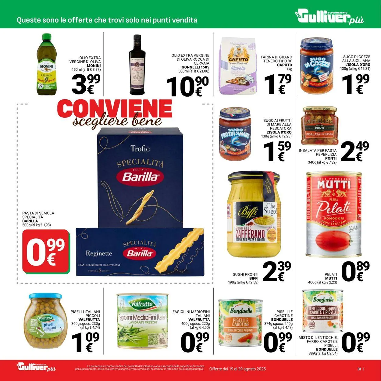 Gulliver Volantino attuale da 19 agosto a 29 agosto di 2025 - Pagina del volantino 31