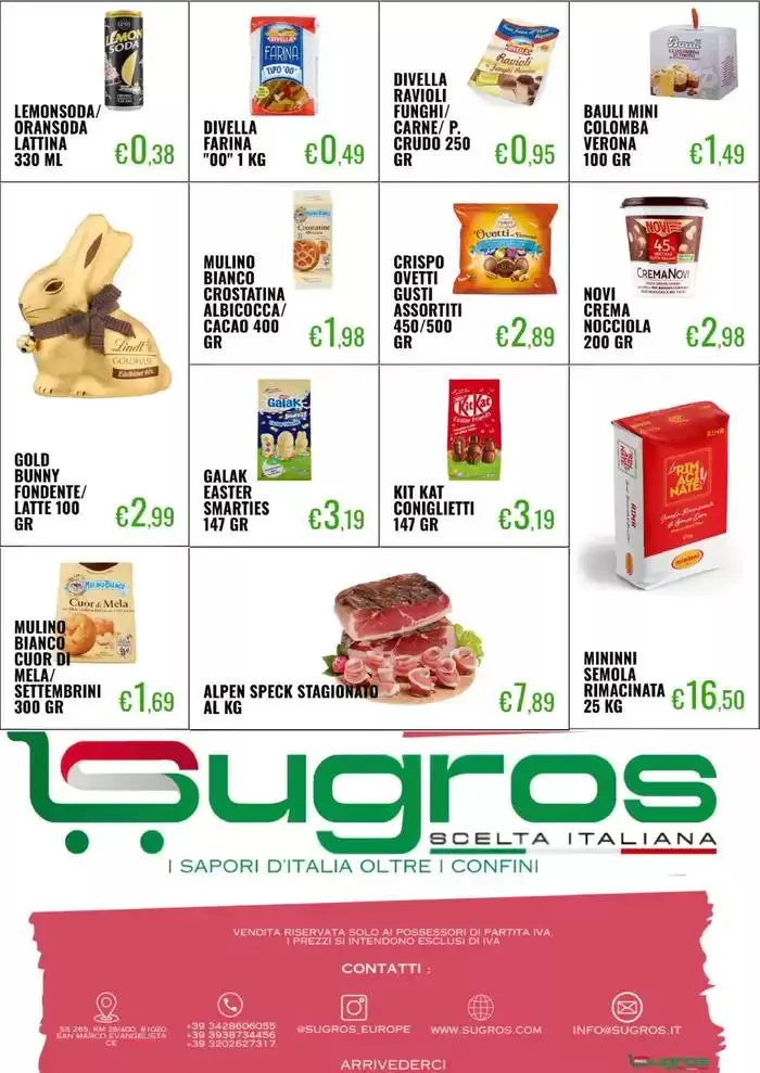 I sapori d'Italia oltre i confini da 31 marzo a 19 aprile di 2025 - Pagina del volantino 34