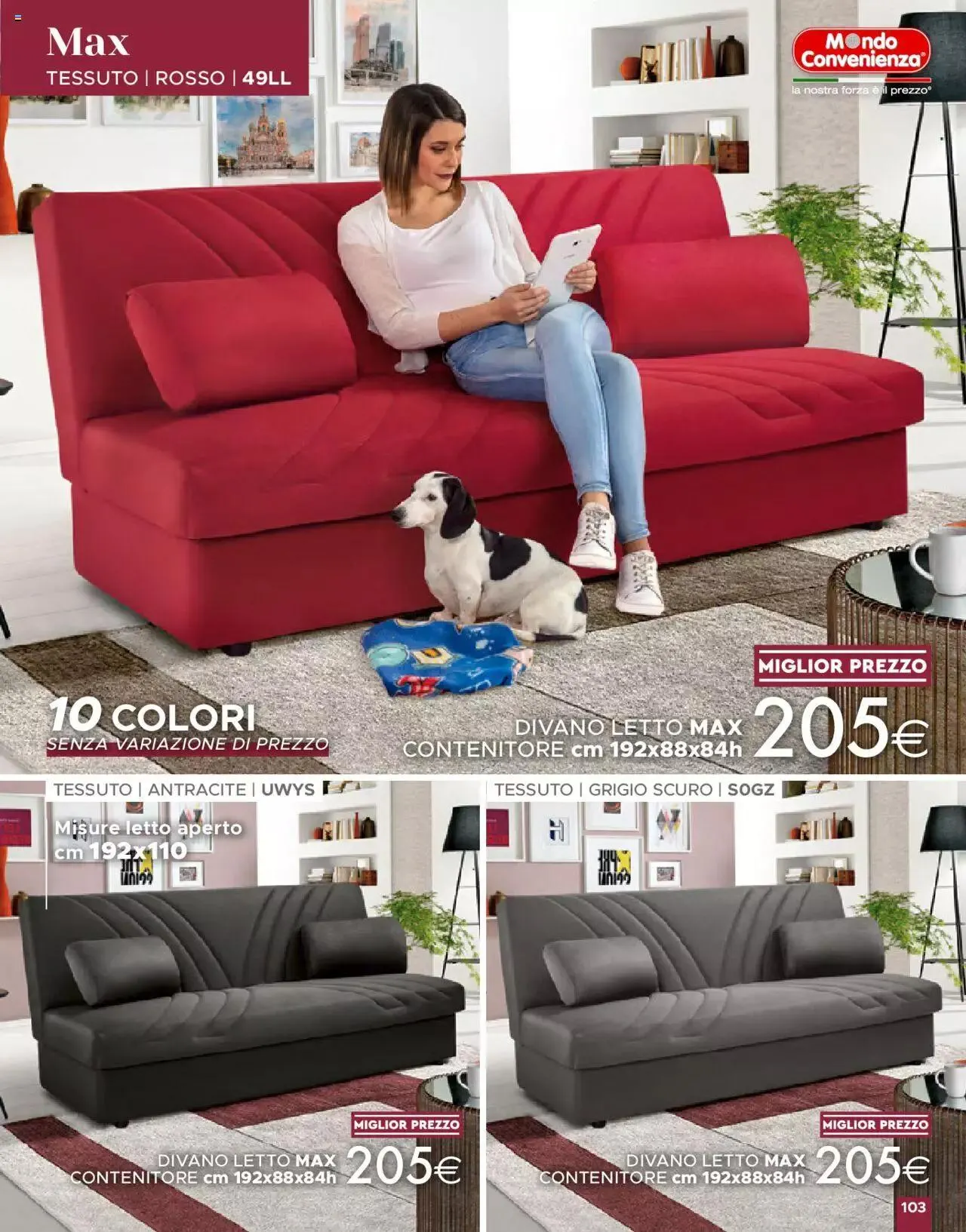 Volantino Mondo Convenienza da 1 ottobre a 31 dicembre di 2023 - Pagina del volantino 105