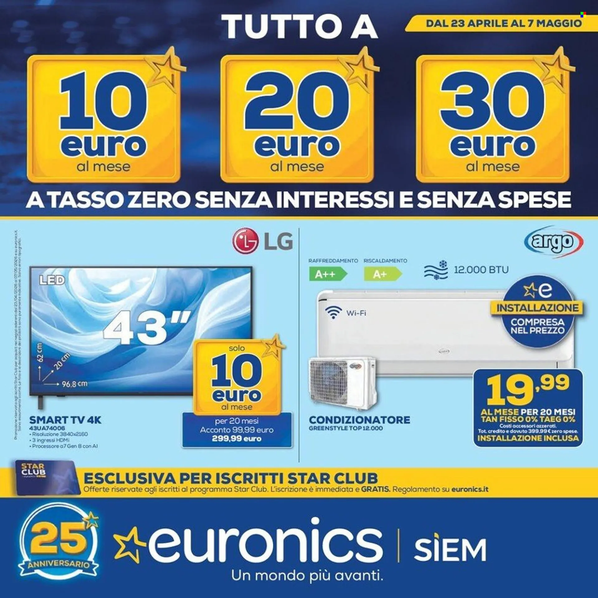 Volantino Euronics da 23 aprile a 7 maggio di 2026 - Pagina del volantino 1