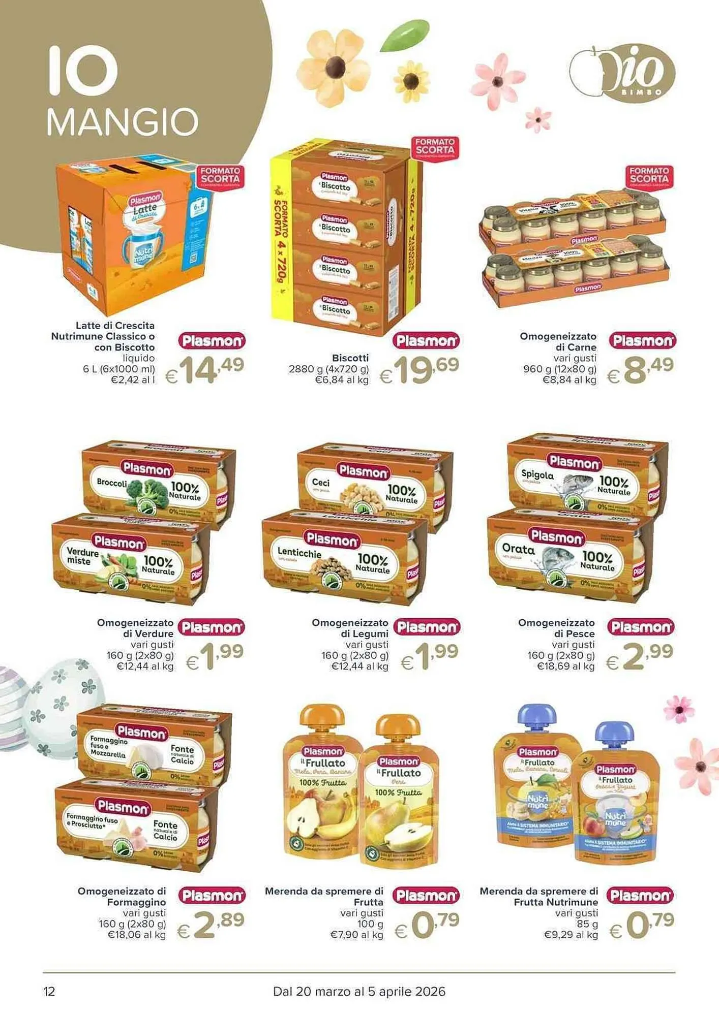Volantino Io Bimbo da 20 marzo a 5 aprile di 2026 - Pagina del volantino 12