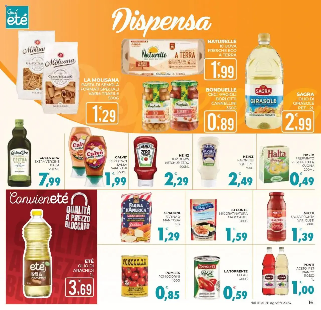 Volantino Eté - Grandeté da 16 agosto a 26 agosto di 2024 - Pagina del volantino 16