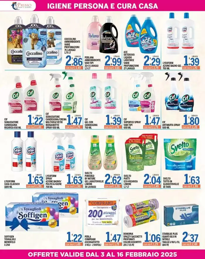 Il Primo Cash Supermercato! da 3 febbraio a 16 febbraio di 2025 - Pagina del volantino 16