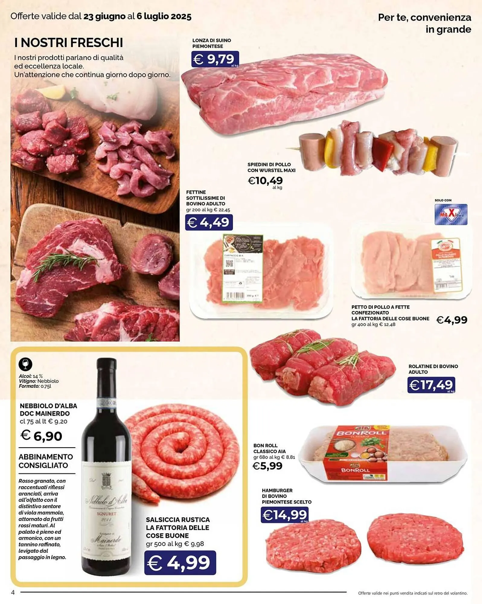 Volantino Maxisconto da 23 giugno a 6 luglio di 2025 - Pagina del volantino 4