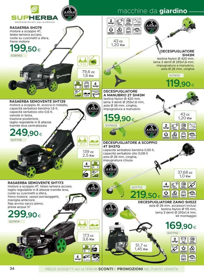 Catalogo giardino 2024 da 19 giugno a 31 agosto di 2024 - Pagina del volantino 34