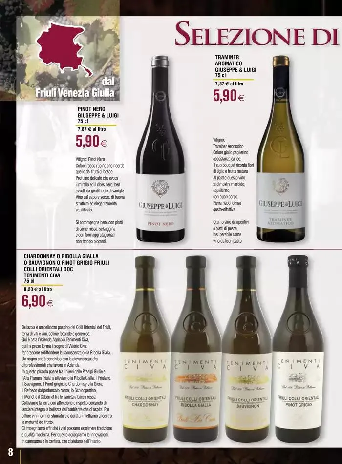 Selezione di vini italiani da 23 aprile a 21 maggio di 2025 - Pagina del volantino 8