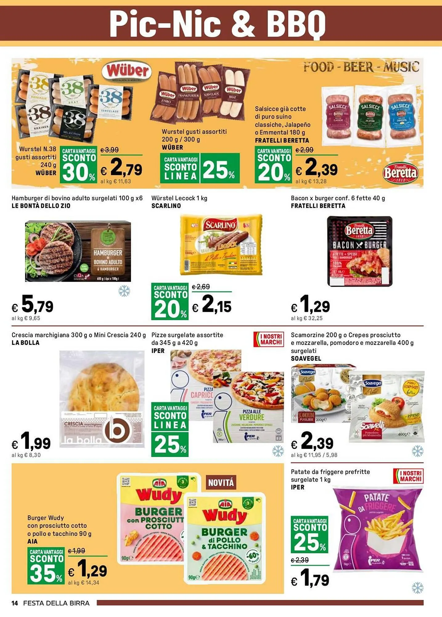 Volantino Iper La Grande da 28 luglio a 17 agosto di 2025 - Pagina del volantino 14