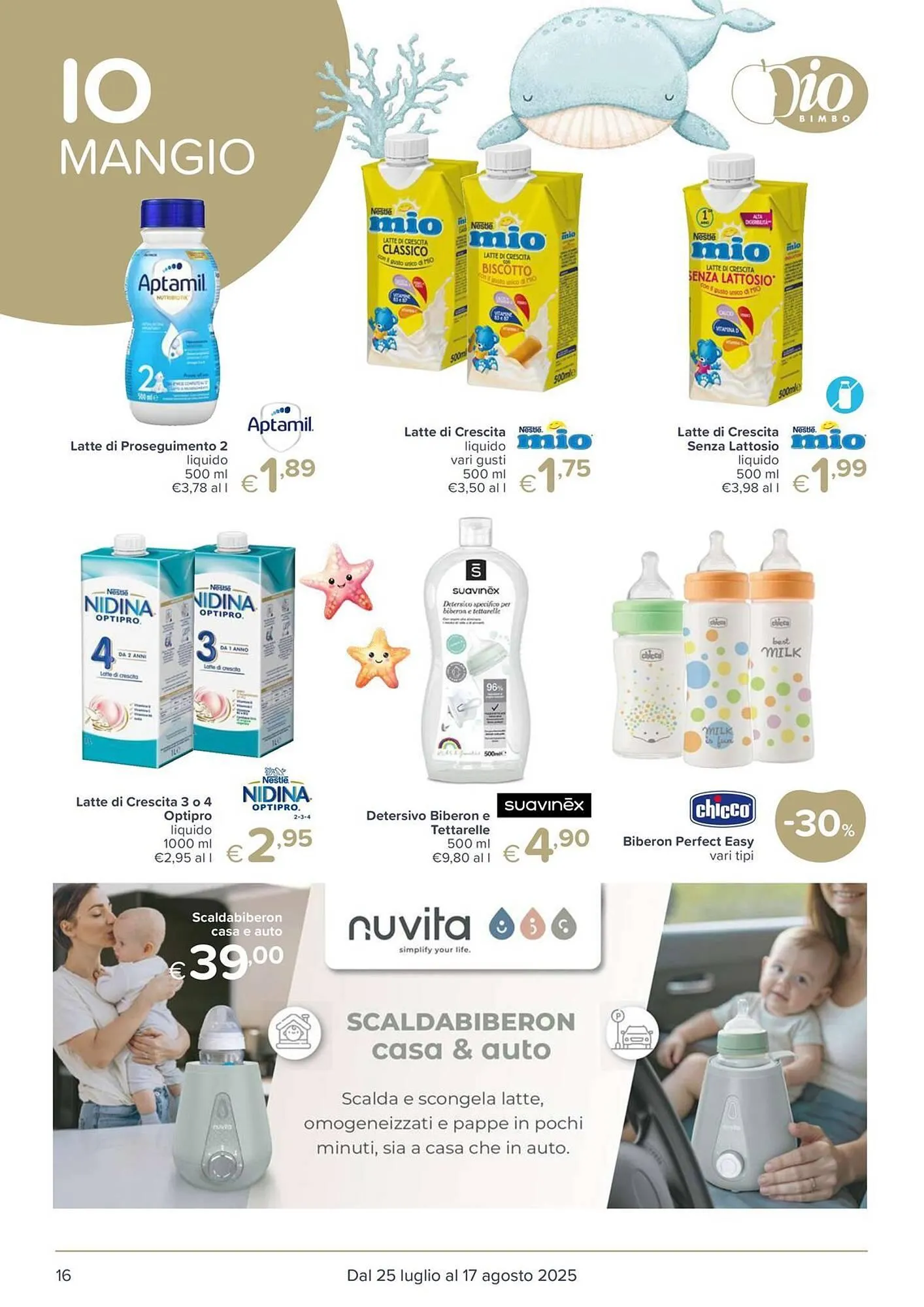 Volantino Io Bimbo da 25 luglio a 17 agosto di 2025 - Pagina del volantino 16