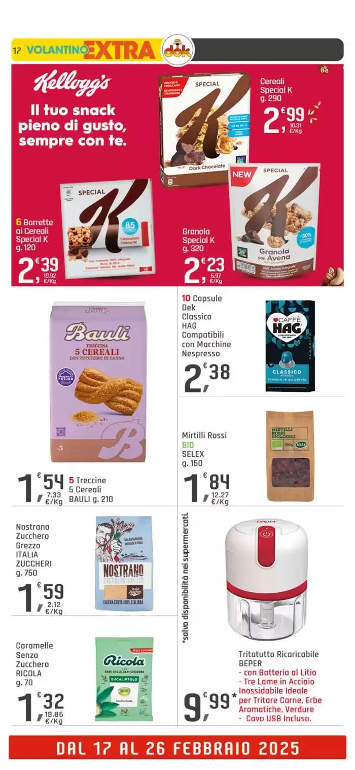 Tanti prodotti scontati da 13 febbraio a 26 febbraio di 2025 - Pagina del volantino 17