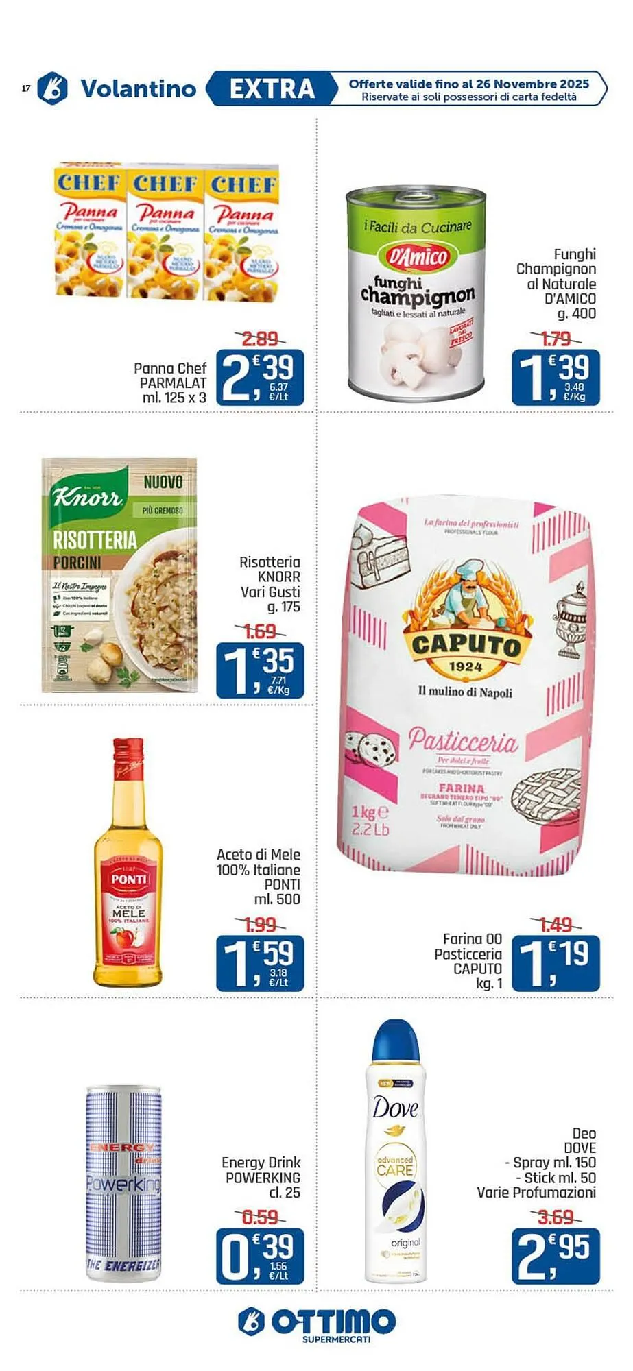 Volantino Ottimo Market da 17 novembre a 26 novembre di 2025 - Pagina del volantino 17