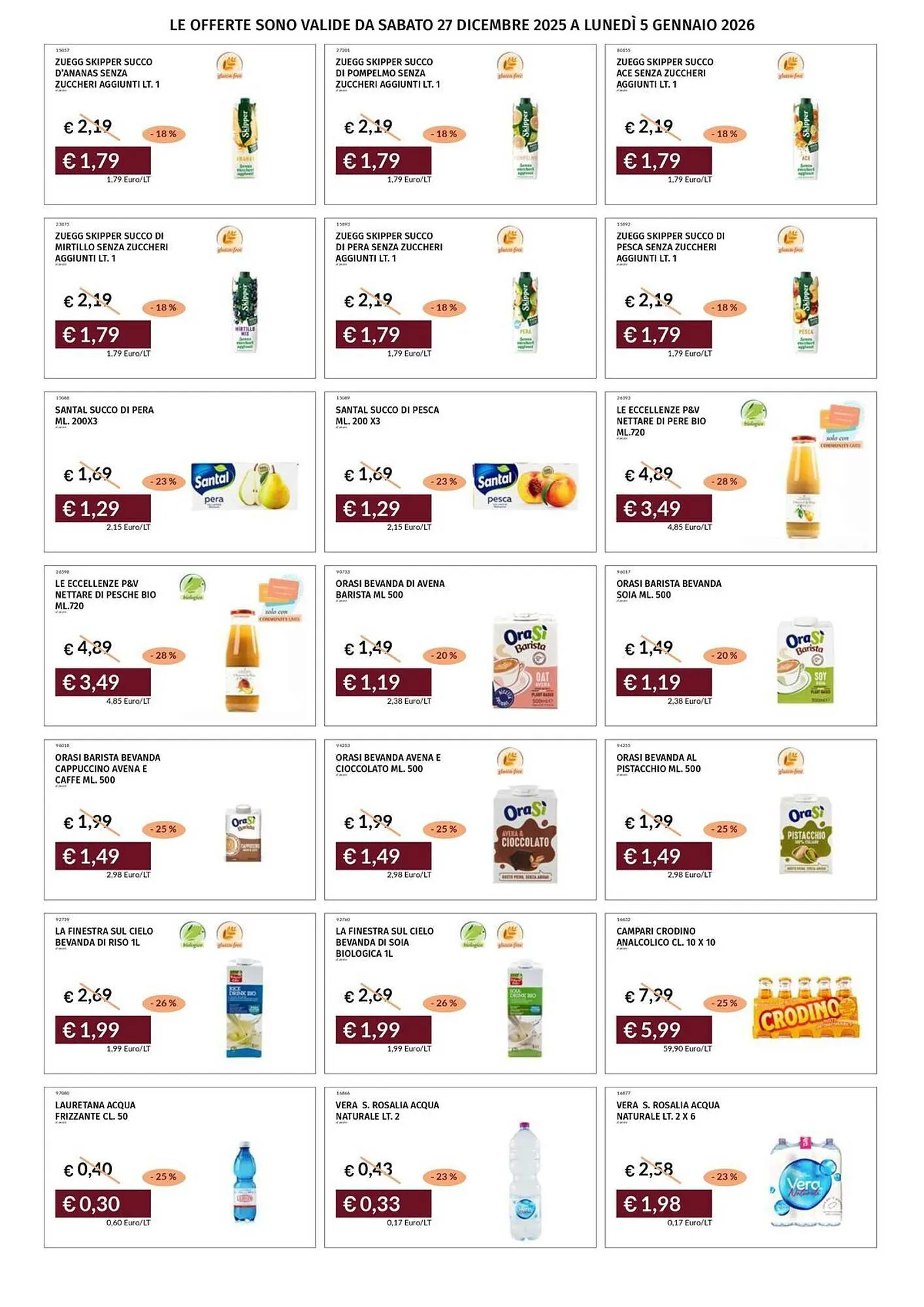 Volantino Prezzemolo e Vitale da 29 dicembre a 5 gennaio di 2026 - Pagina del volantino 31