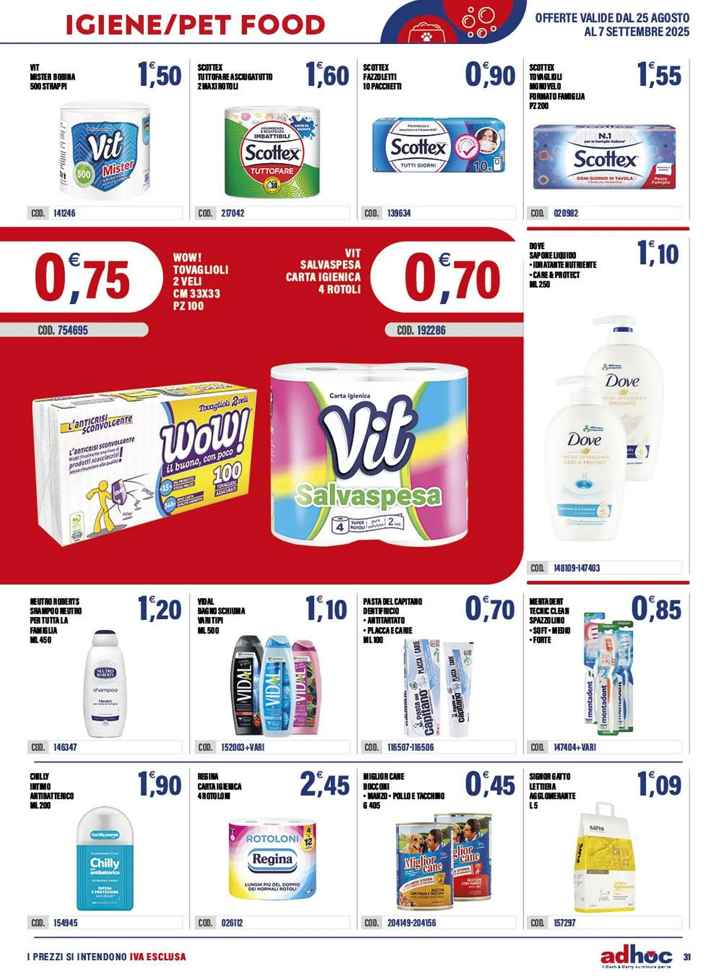 Volantino Adhoc da 25 agosto a 7 settembre di 2025 - Pagina del volantino 31