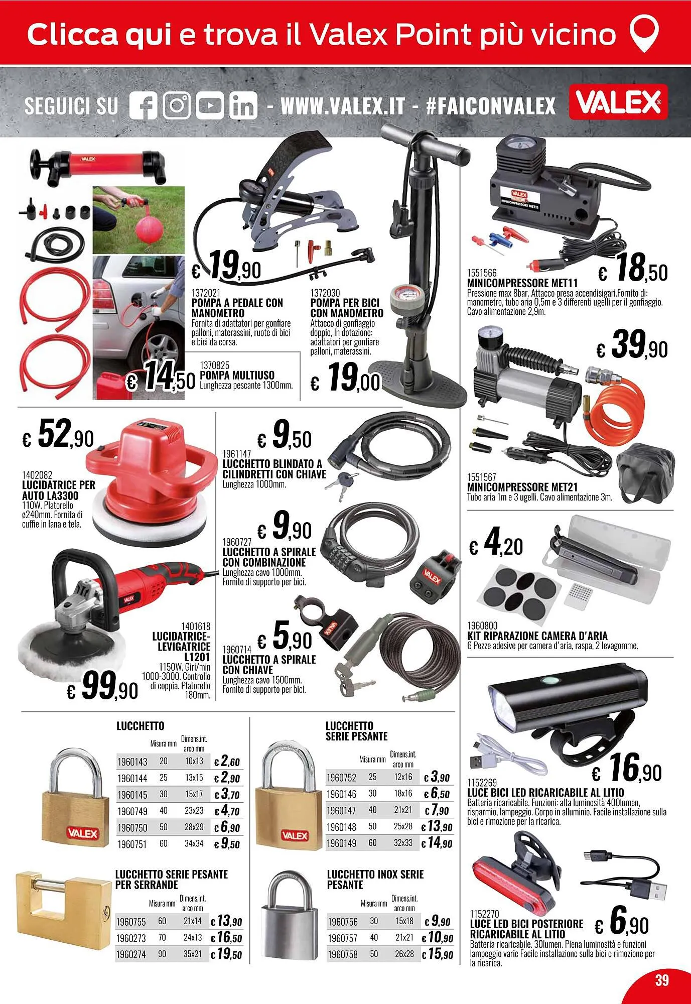 Volantino Valex da 2 gennaio a 2 marzo di 2024 - Pagina del volantino 39