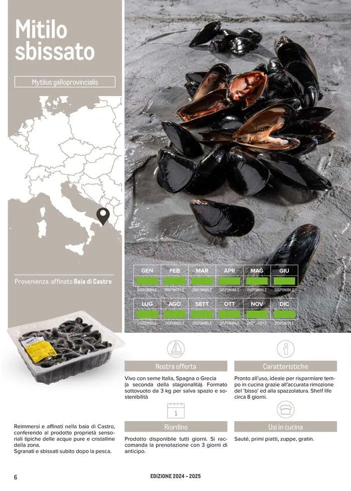 Catalogo Frutti di mare da 11 luglio a 31 luglio di 2025 - Pagina del volantino 6