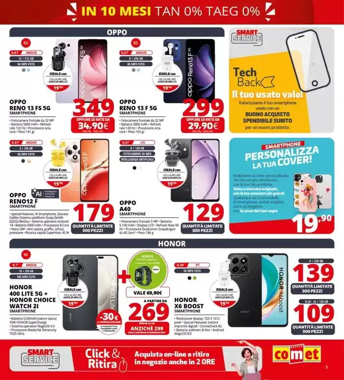 Zero scusa, tasso zero da Comet! da 3 aprile a 16 aprile di 2025 - Pagina del volantino 5