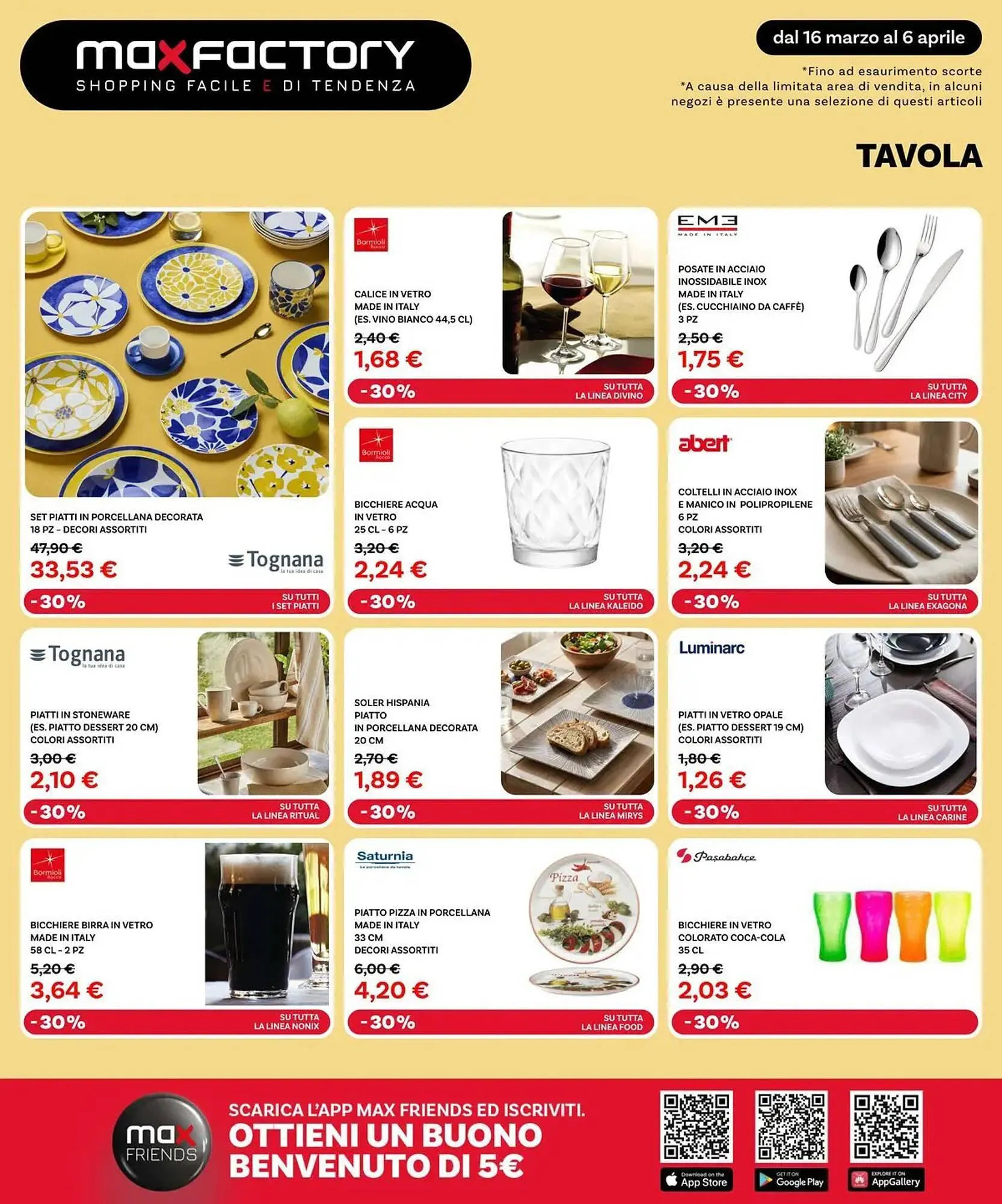 Volantino Max Factory da 16 marzo a 6 aprile di 2026 - Pagina del volantino 14