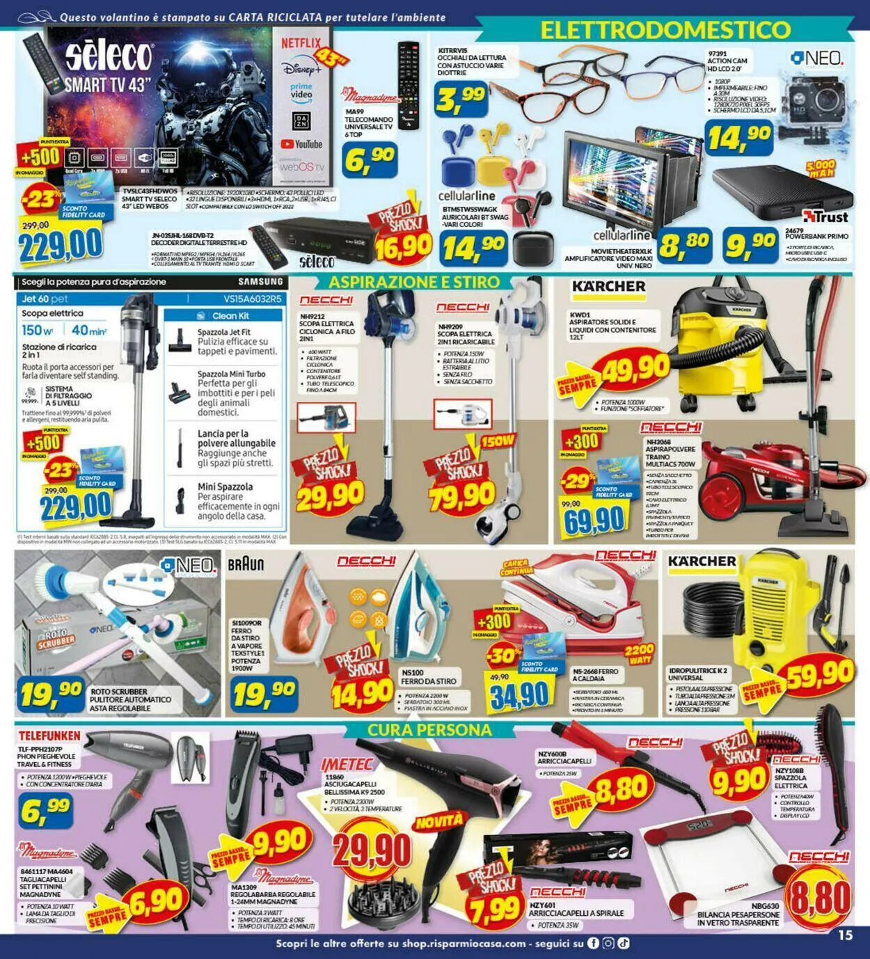 Risparmio Casa Volantino attuale da 22 luglio a 5 agosto di 2023 - Pagina del volantino 15