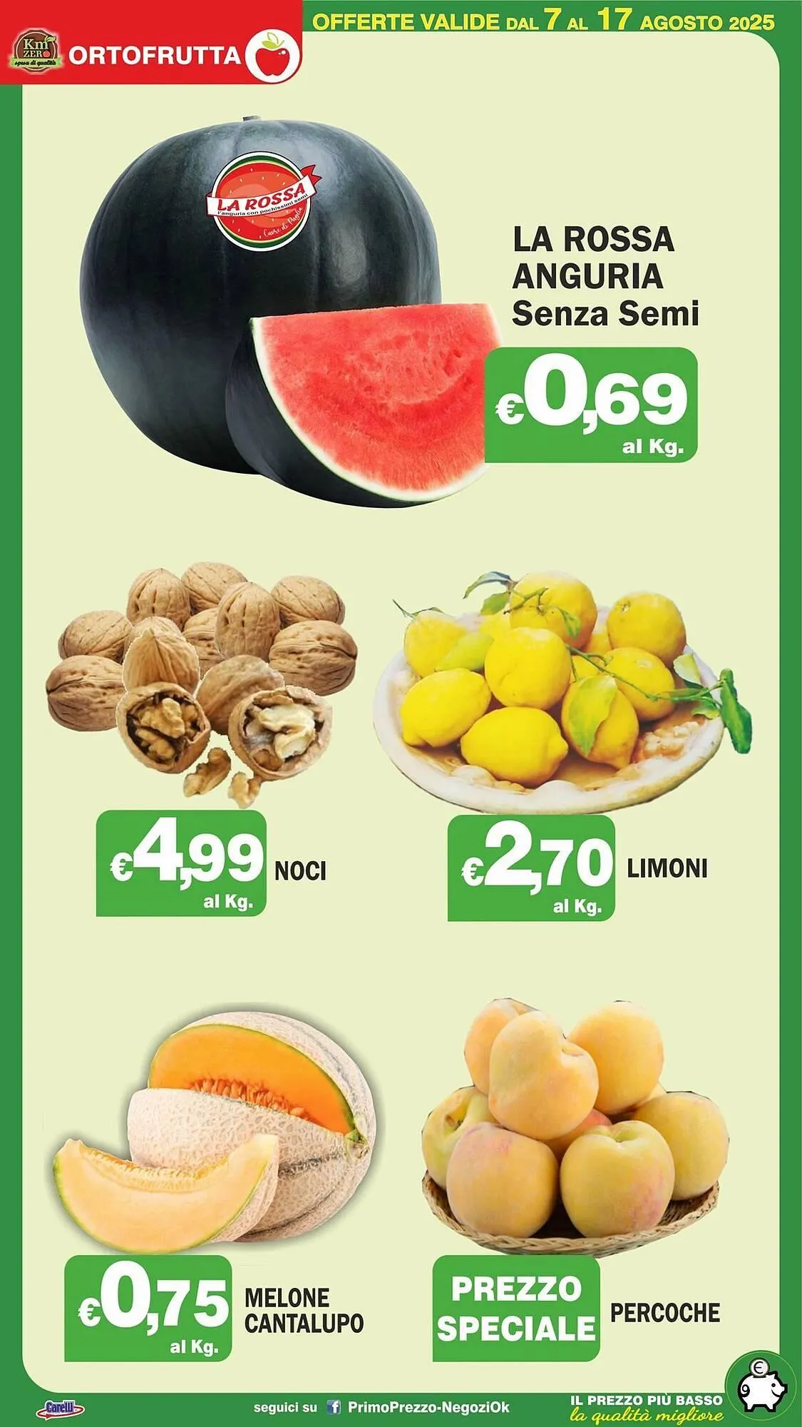 Volantino Primo Prezzo da 7 agosto a 17 agosto di 2025 - Pagina del volantino 29