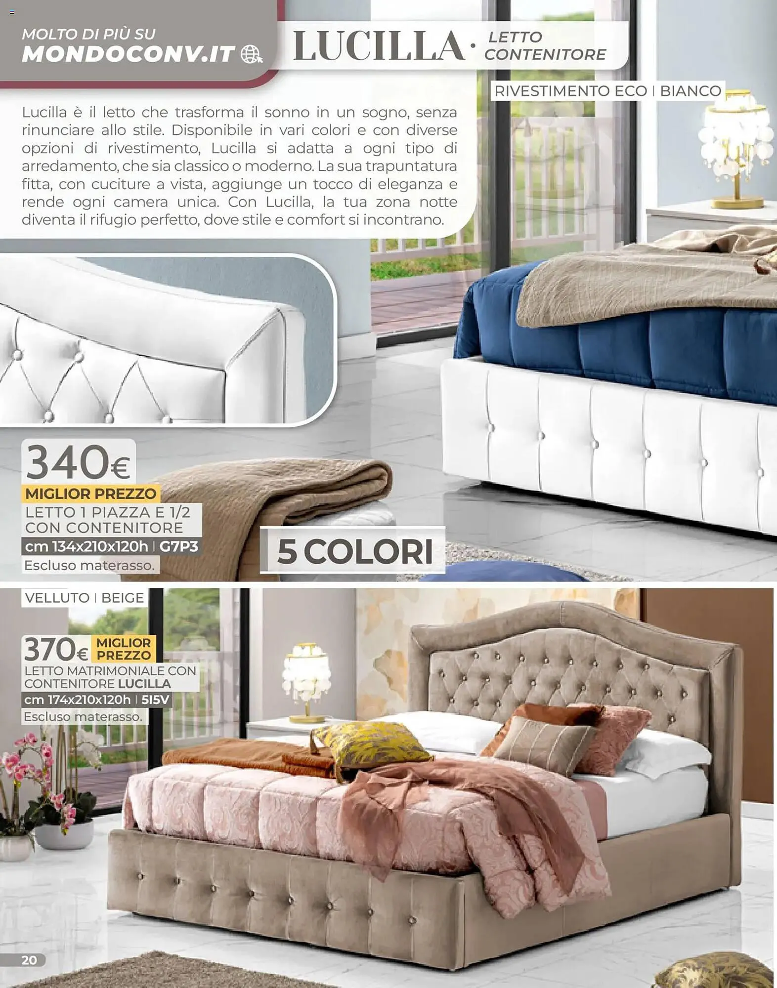 Volantino Mondo Convenienza da 4 gennaio a 31 gennaio di 2026 - Pagina del volantino 20