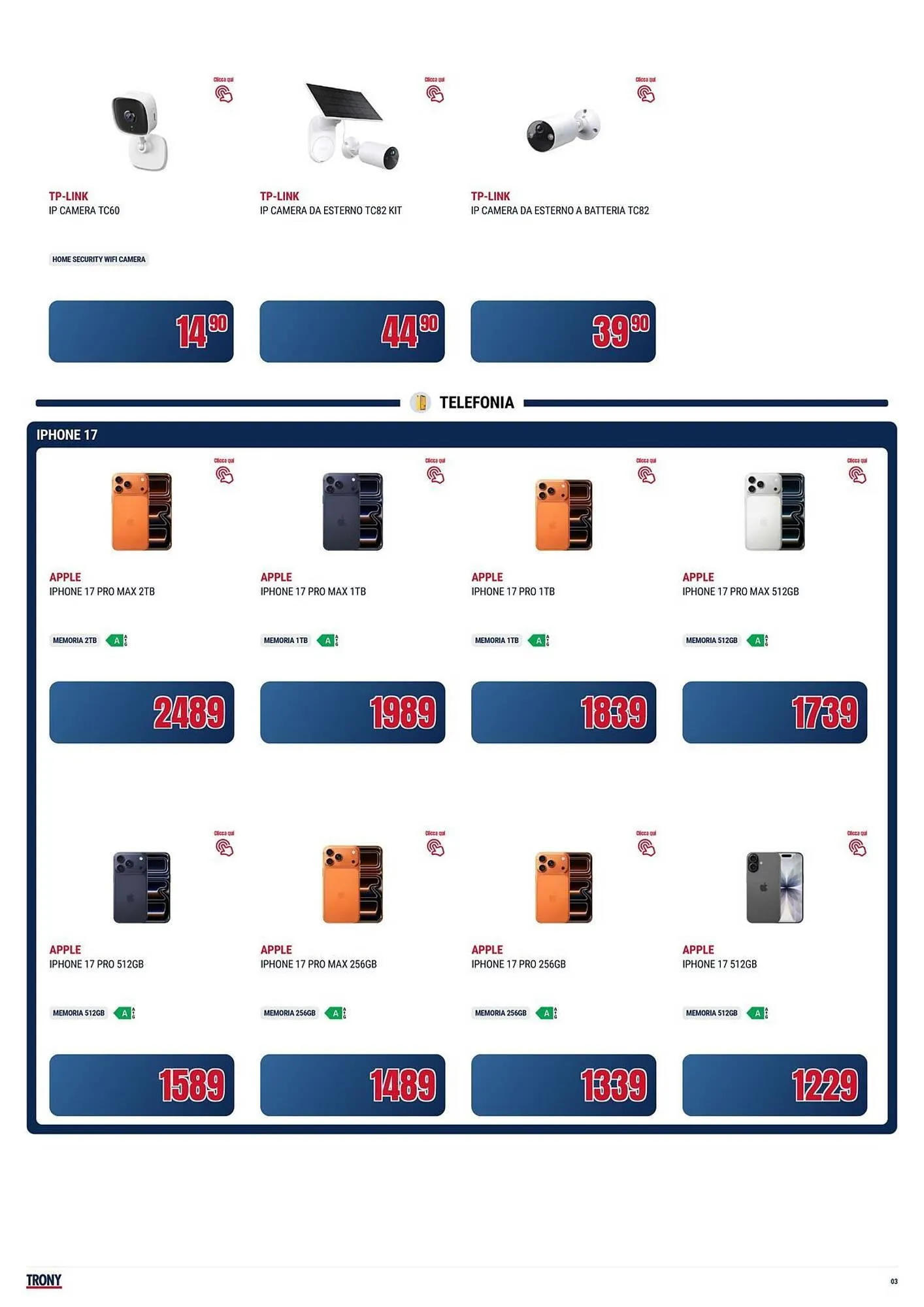 Volantino Trony da 17 ottobre a 29 ottobre di 2025 - Pagina del volantino 3