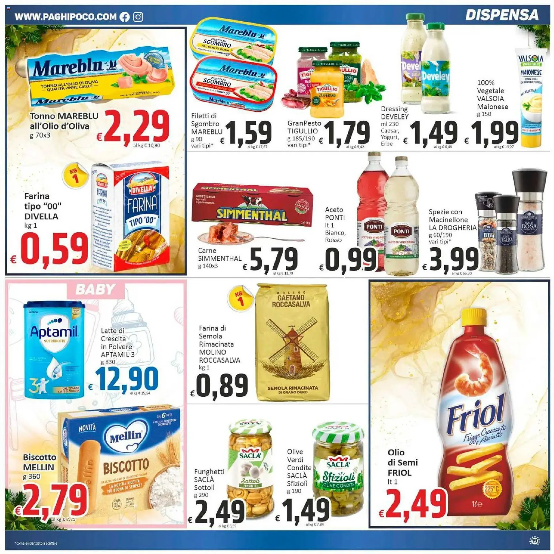 Volantino Paghi Poco da 2 dicembre a 12 dicembre di 2025 - Pagina del volantino 19