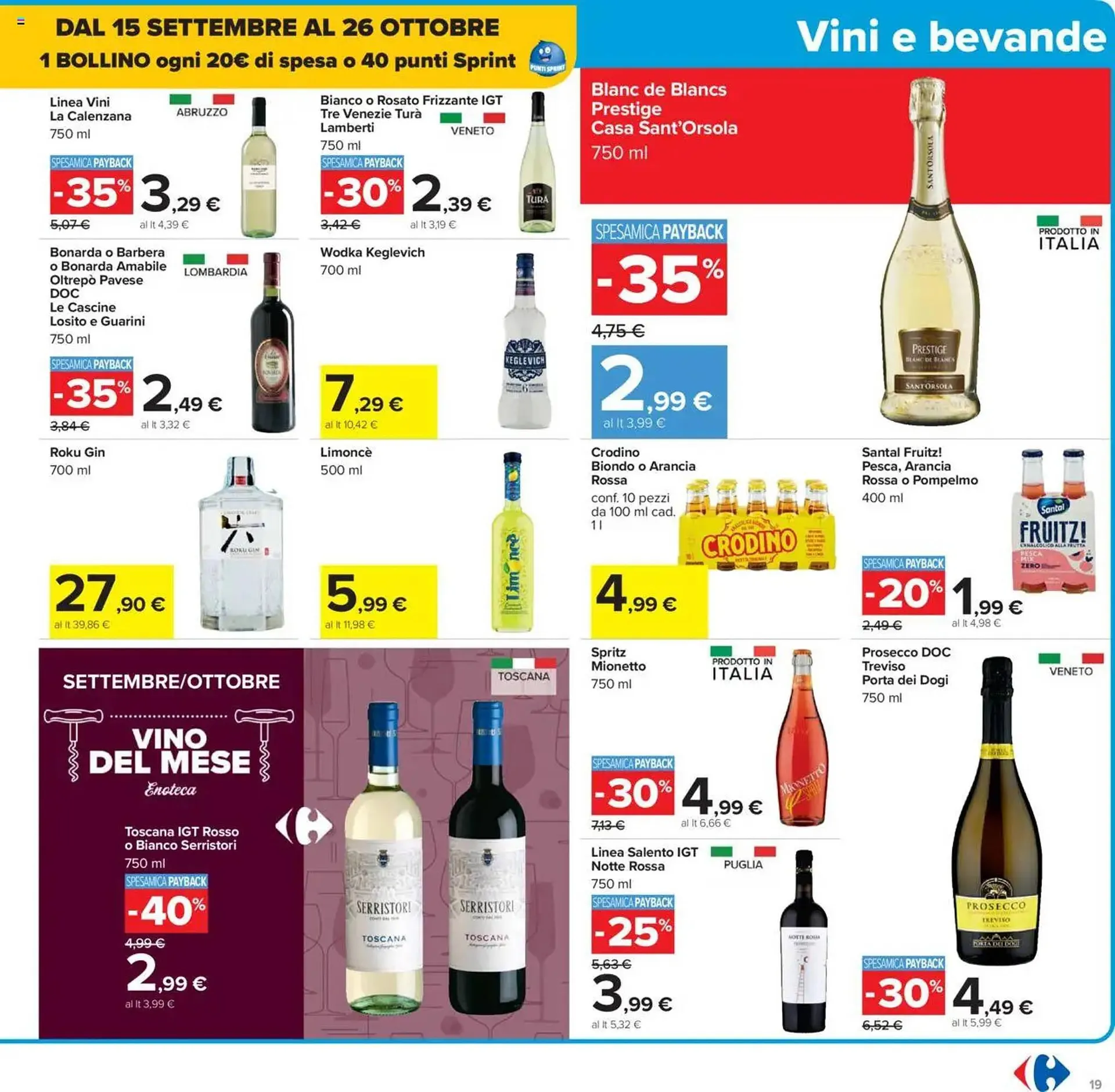 Volantino Carrefour Iper da 26 settembre a 9 ottobre di 2025 - Pagina del volantino 19