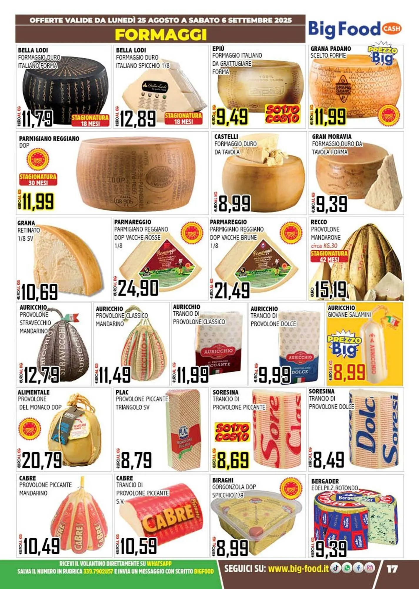 Volantino Big Food da 25 agosto a 6 settembre di 2025 - Pagina del volantino 17