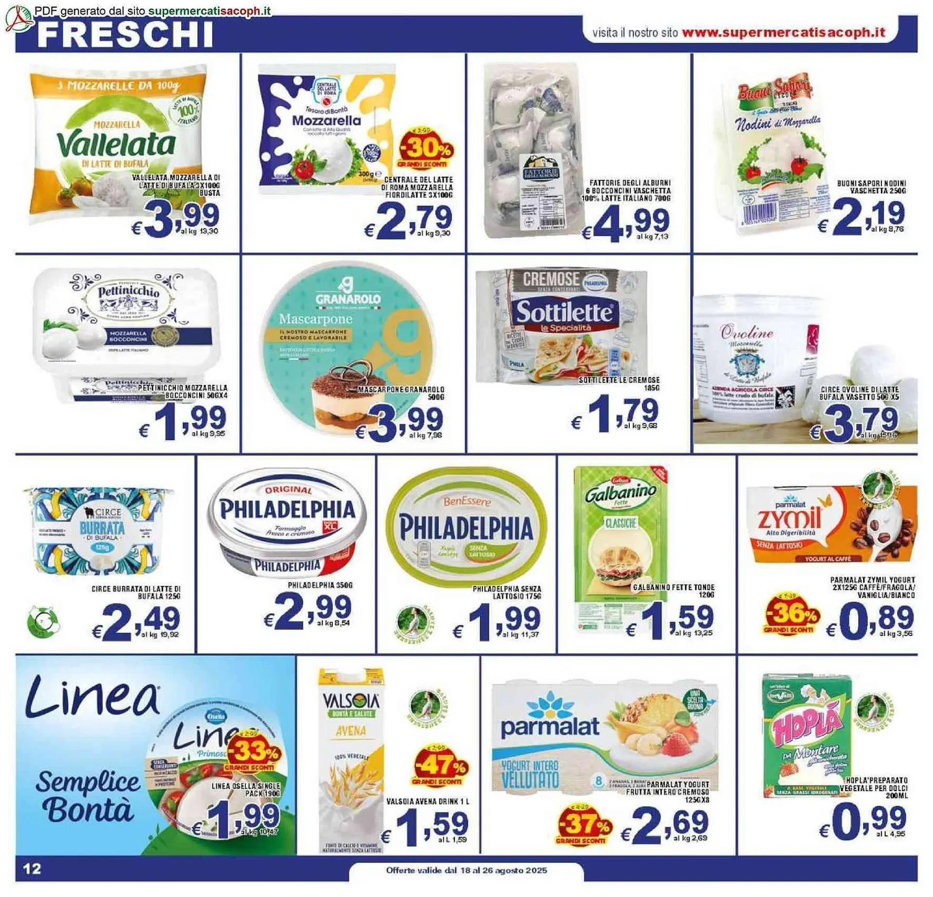Volantino Sacoph da 18 agosto a 26 agosto di 2025 - Pagina del volantino 12