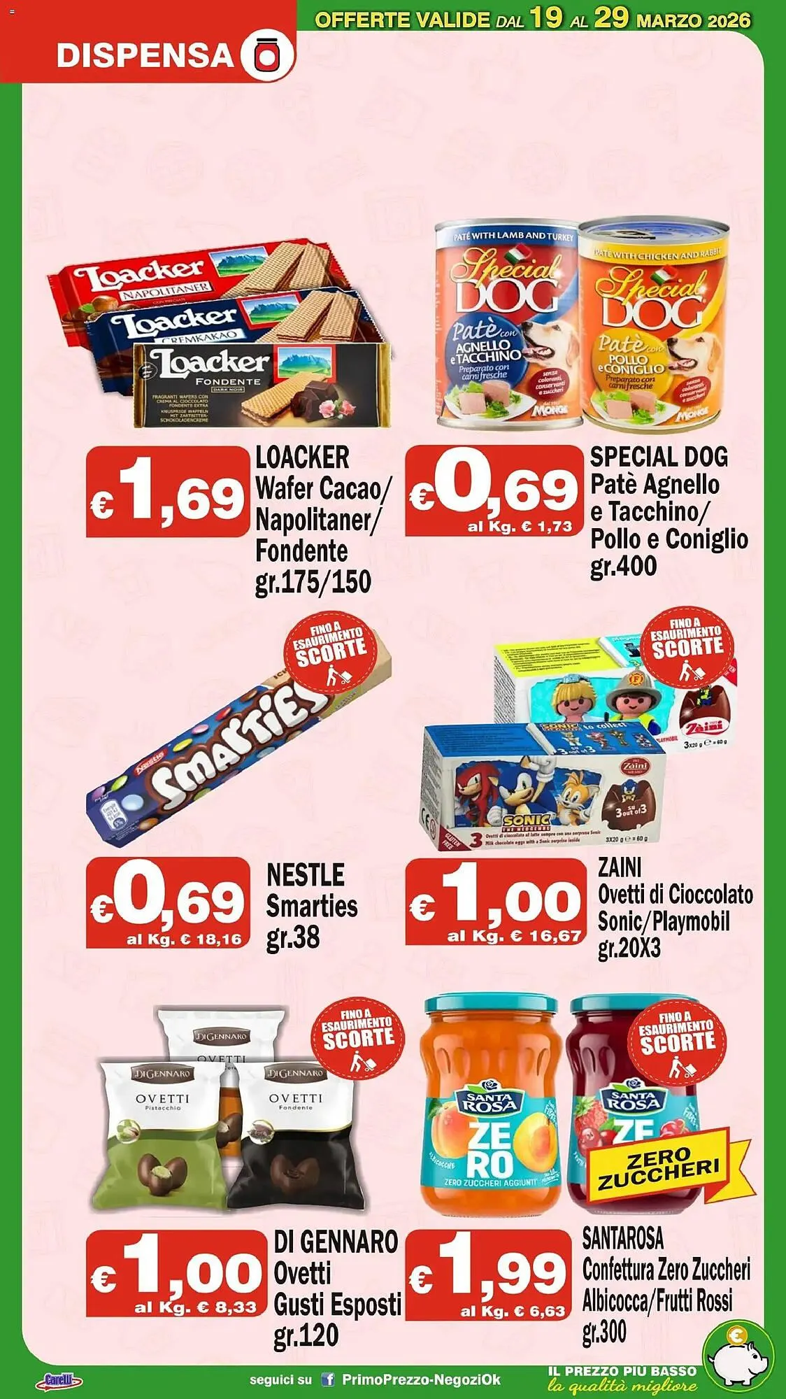 Volantino Primo Prezzo da 19 marzo a 29 marzo di 2026 - Pagina del volantino 18
