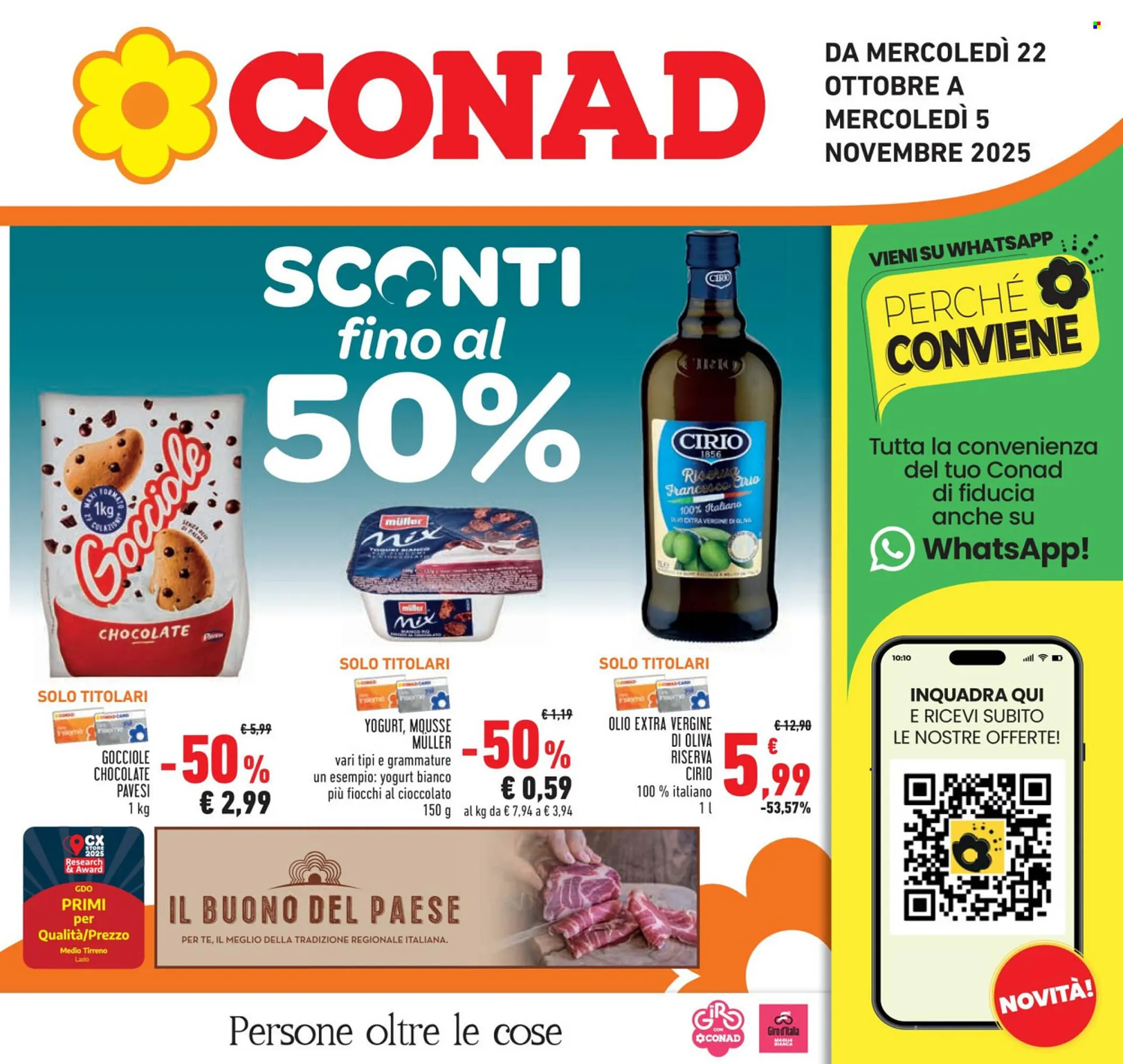 Volantino Conad da 22 ottobre a 5 novembre di 2025 - Pagina del volantino 1