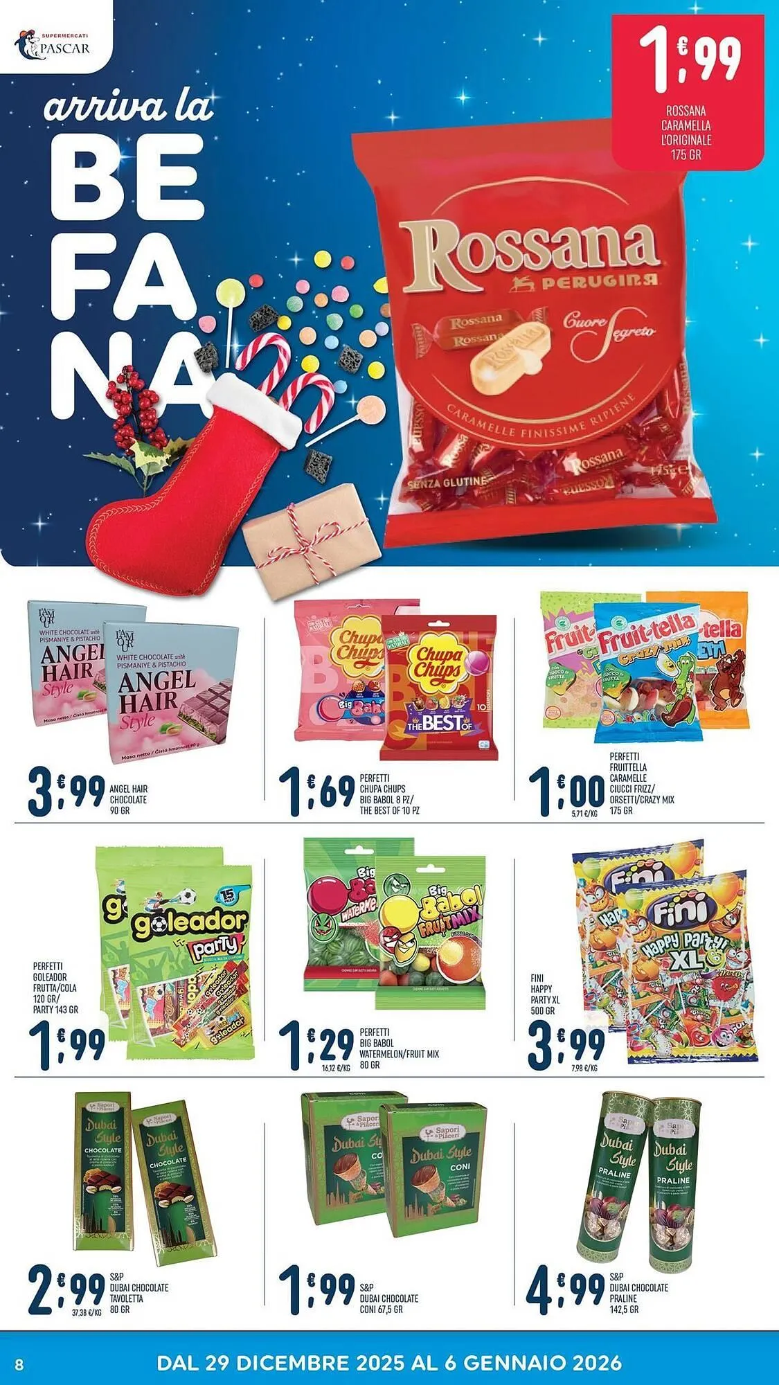 Volantino Gruppo Pascar da 29 dicembre a 6 gennaio di 2026 - Pagina del volantino 8