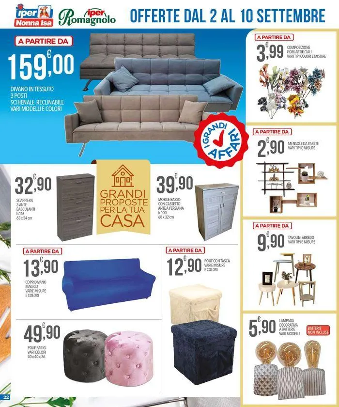 Convenienza di fine estate da 2 settembre a 10 settembre di 2024 - Pagina del volantino 22
