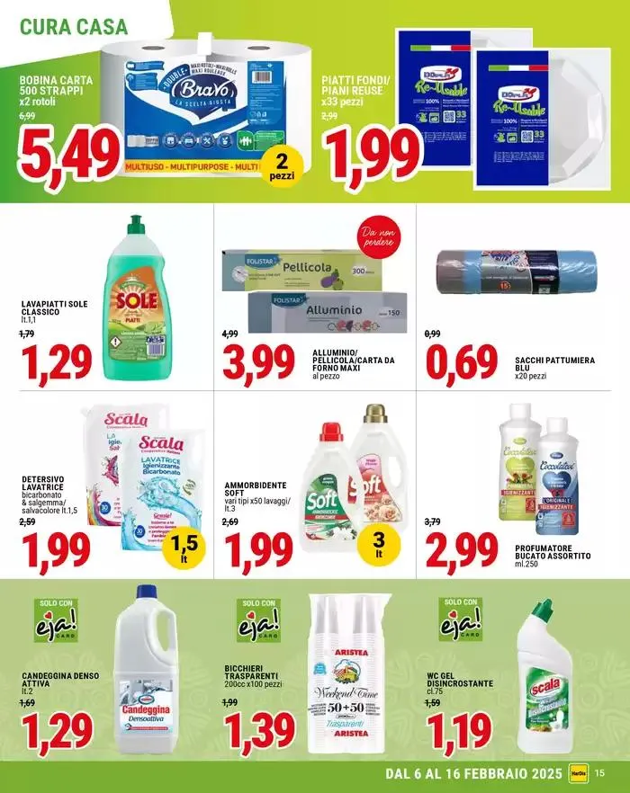 Carrello convenienza da 6 febbraio a 16 febbraio di 2025 - Pagina del volantino 15