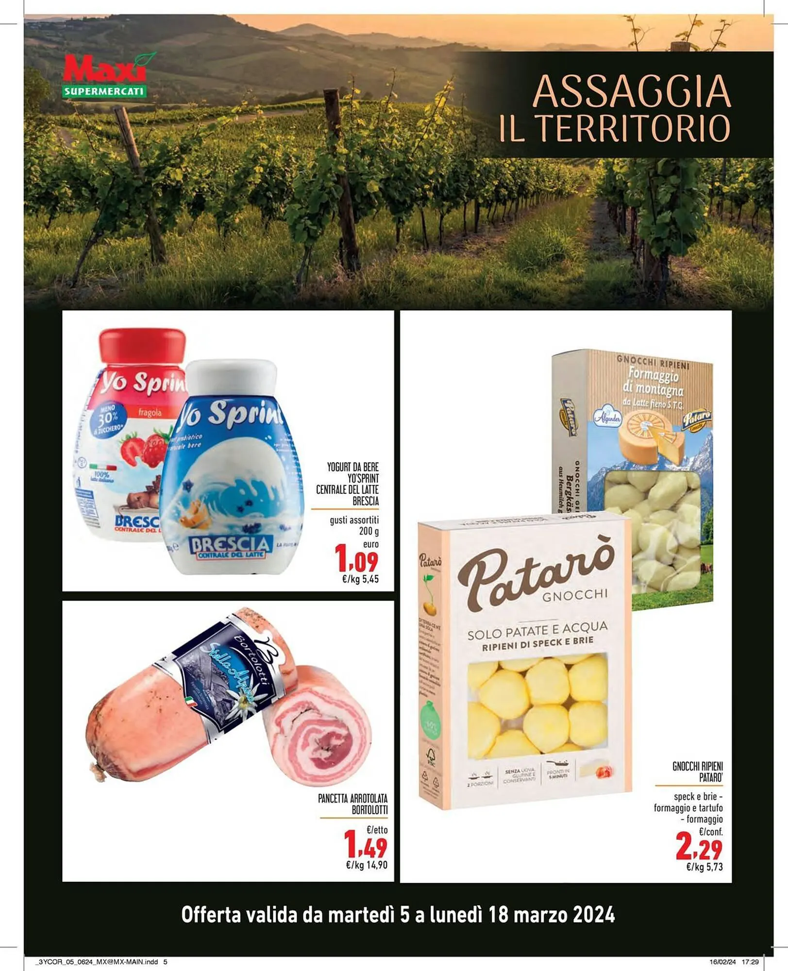 Volantino Maxi Supermercati da 5 marzo a 18 marzo di 2024 - Pagina del volantino 5
