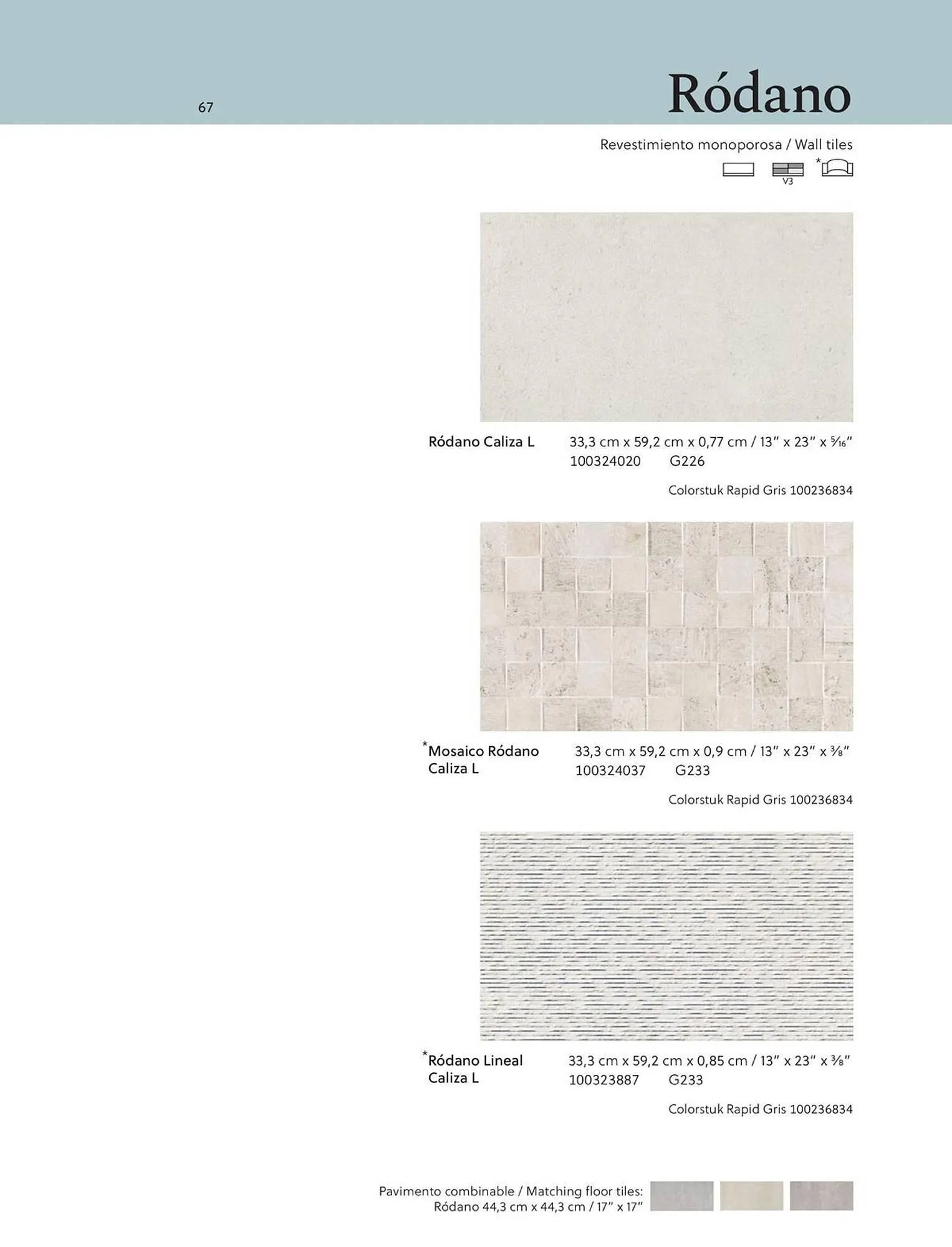 Catalogue Porcelanosa du 27 juin au 31 décembre 2025 - Catalogue page 67