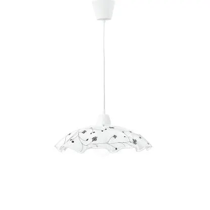 Lampada a sospensione Root 1xE27 60 W bianco