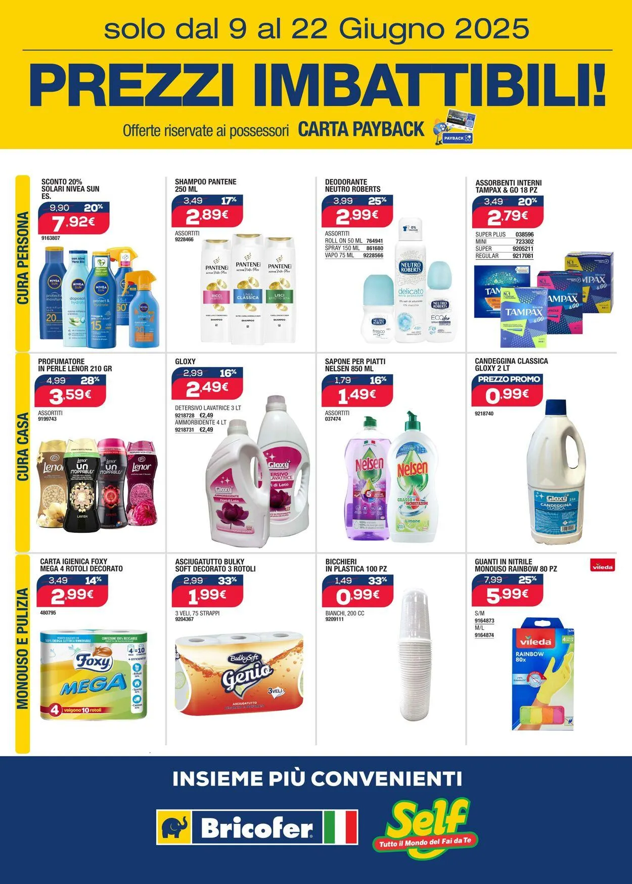 Bricofer - Perugia Volantino attuale da 23 luglio a 6 agosto di 2025 - Pagina del volantino 9